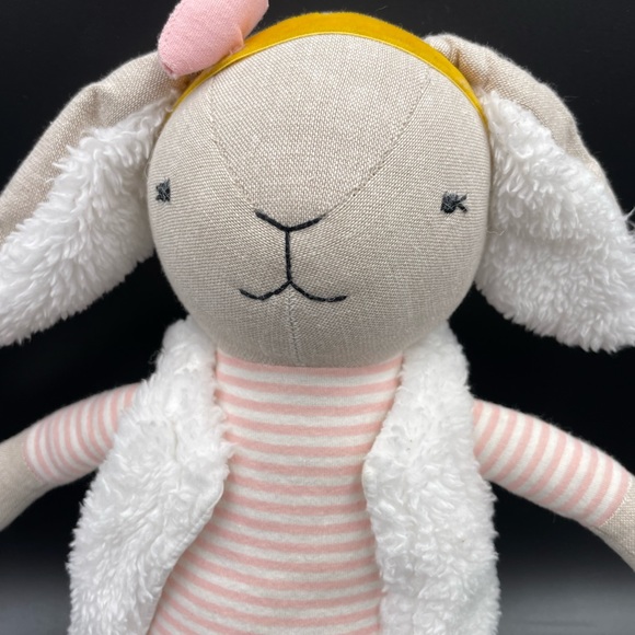 Bunny Figural Throw Pillow Pillowfort 18 Inch Plush - Picture 2 of 5